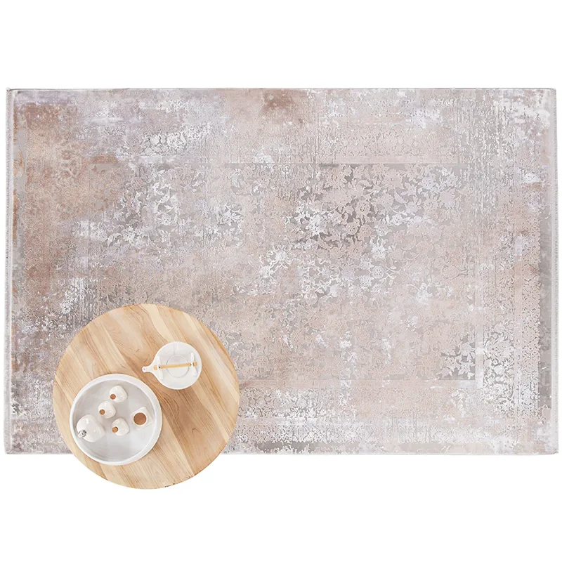 Bamboo Silk 8097A L. Grey D. Beige 200X300 - Image 2