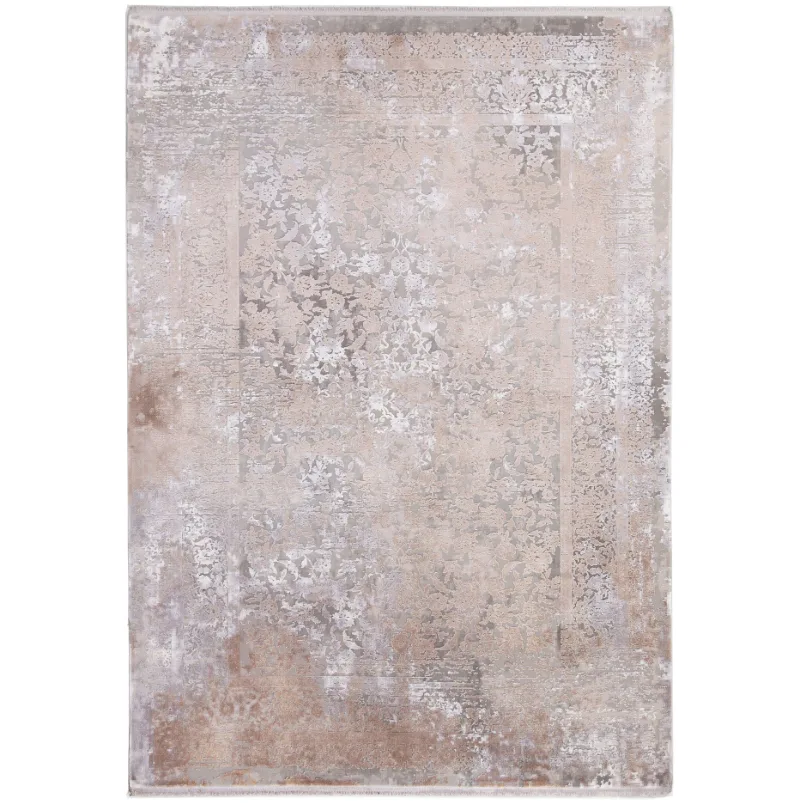 Bamboo Silk 8097A L. Grey D. Beige 200X300