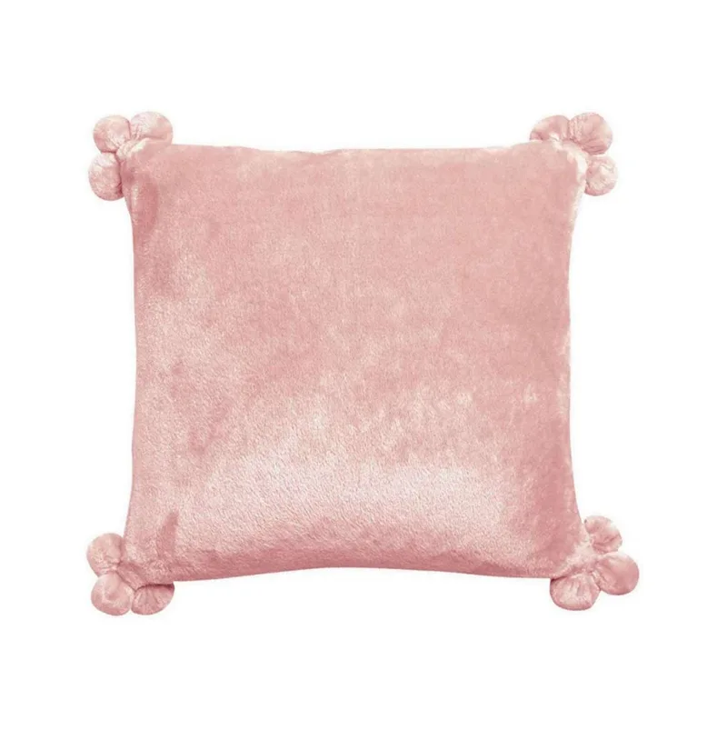 ΜΑΞΙΛΑΡΙ VIVARAISE TENDER POMPONS AUBEPINE 45×45 100% POLYESTER