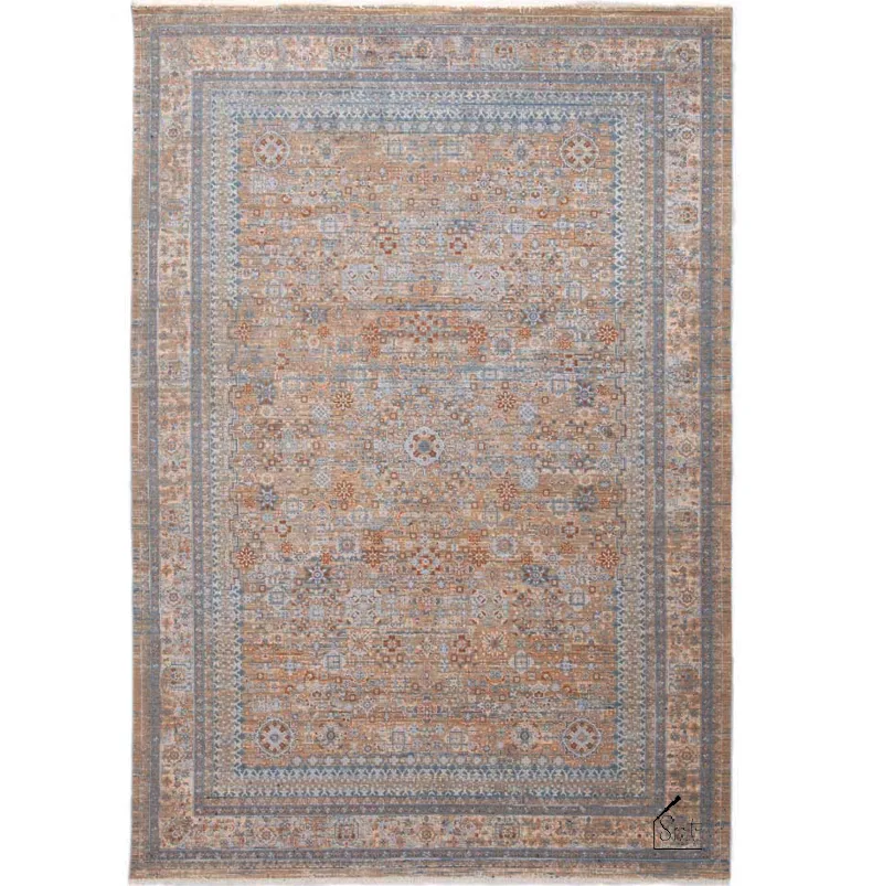 Μοντέρνο Χαλί Historia 3038A Cream-Blue