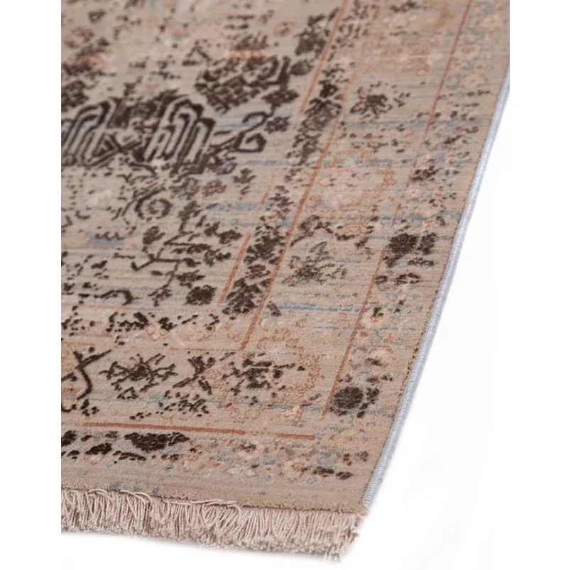 Μοντέρνο Χαλί Historia 3038A Cream-Blue - Image 2